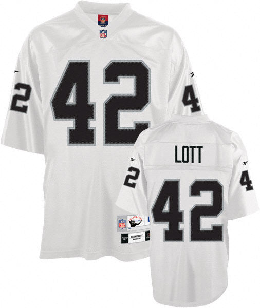 Lott Las Vegas Raiders white Throwback jersey