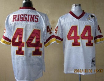 John Riggins Washington Commanders white Throwback jersey