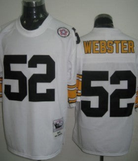 Webster Pittsburgh Steelers white Throwback jersey