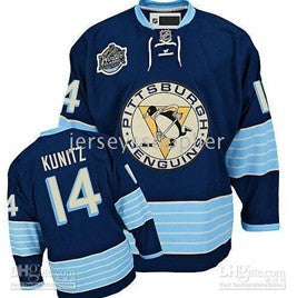 Chris Kunitz Pittsburgh Penguins navy Third jersey