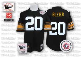 Rocky Bleier Pittsburgh Steelers black Throwback jersey