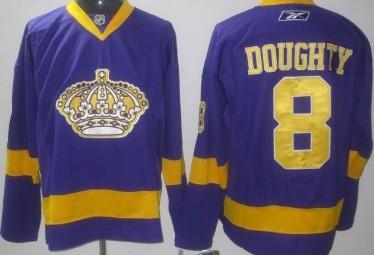 Drew Doughty Los Angeles Kings purple jersey