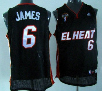 LeBron James Latin Nights Miami Heat black jersey