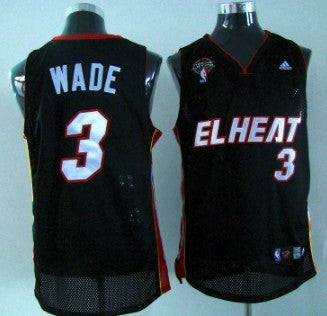 Dwyane Wade Latin Nights Miami Heat black jersey