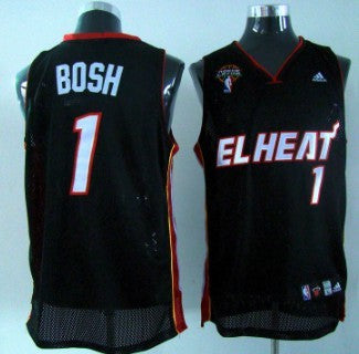 Chris Bosh Latin Nights Miami Heat black jersey