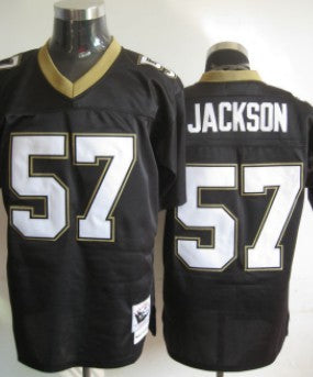 Jackson New Orleans Saints black Throwback jersey
