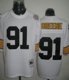 Greene Pittsburgh Steelers white Throwback jersey
