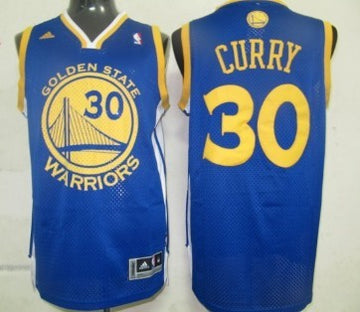 Stephen Curry Golden State Warriors blue jersey