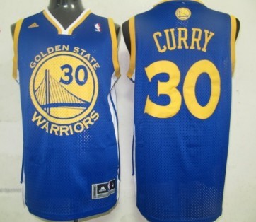 Stephen Curry Golden State Warriors blue jersey