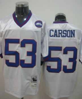Harry Carson New York Giants white Throwback jersey