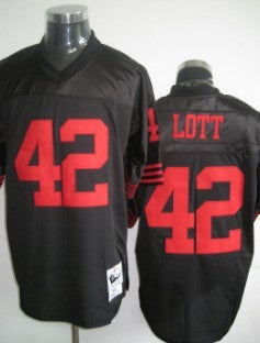 Lott San Francisco 49ers black Throwback jersey
