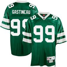 Gastineau New York Jets green Throwback jersey