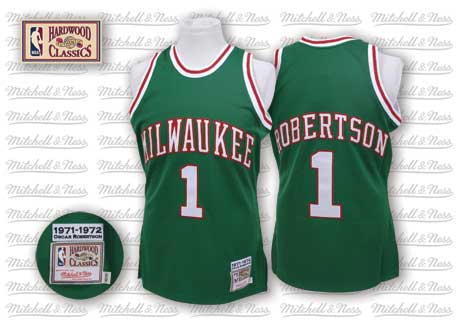 Oscar Robertson Milwaukee Bucks green Throwback jersey