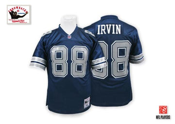 Michael Irvin Dallas Cowboys navy Throwback jersey