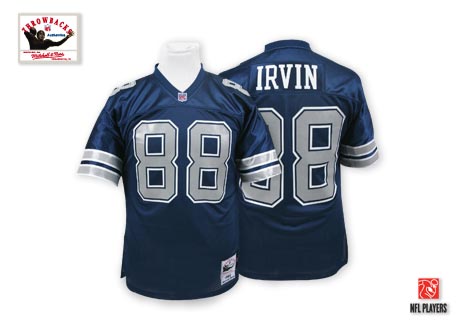 Michael Irvin Dallas Cowboys navy Throwback jersey