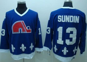 Mats Sundin Colorado Avalanche navy Throwback jersey