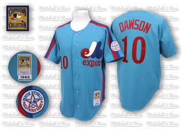 Andre Dawson Washington Nationals blue Throwback jersey