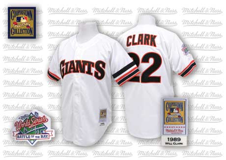 Will Clark San Francisco Giants white Throwback jersey