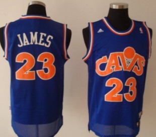 LeBron James CavFanatic Cleveland Cavaliers blue Throwback jersey