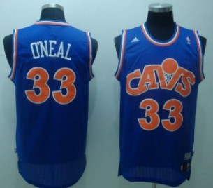 Shaquille O'neal CavFanatic Cleveland Cavaliers blue Throwback jersey