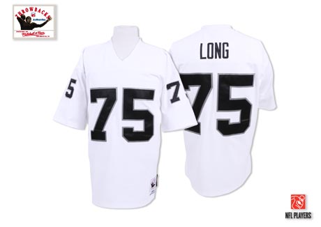 Howie Long Las Vegas Raiders white Throwback jersey