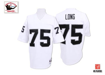 Howie Long Las Vegas Raiders white Throwback jersey