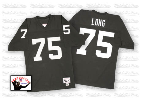 Howie Long Las Vegas Raiders black Throwback jersey