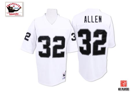Marcus Allen Las Vegas Raiders white Throwback jersey