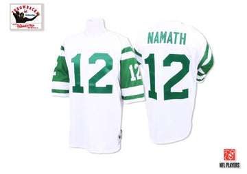 Joe Namath New York Jets white Throwback jersey