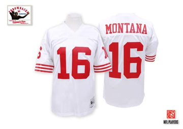 Joe Montana San Francisco 49ers white Throwback jersey