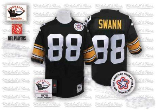 Lynn Swann Pittsburgh Steelers black Throwback jersey