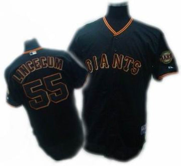 Tim Lincecum San Francisco Giants black jersey