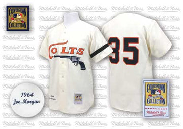 Houston Joe Morgan Indianapolis Colts cream Throwback jersey