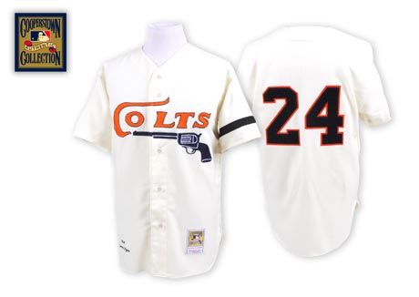 Houston Colt Houston Colt cream Throwback jersey