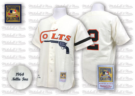 Houston Nellie Fox Indianapolis Colts cream jersey