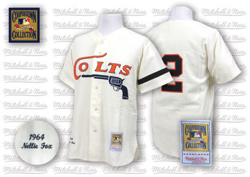 Houston Nellie Fox Indianapolis Colts cream jersey