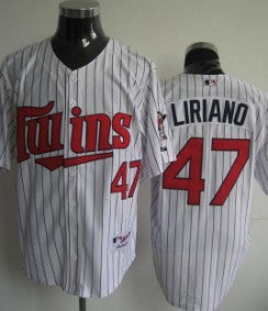Liriano Minnesota Twins white jersey