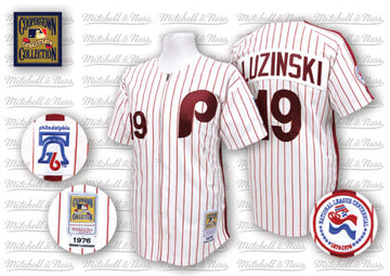 Greg Luzinski Philadelphia Phillies white Throwback jersey