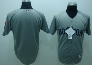 Custom Boston Red Sox grey jersey