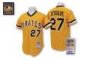 Kent Tekulve Pittsburgh Pirates yellow Throwback jersey