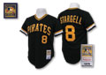 Willie Stargell Pittsburgh Pirates black Throwback jersey