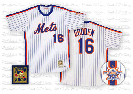 Dwight Gooden New York Mets white Throwback jersey
