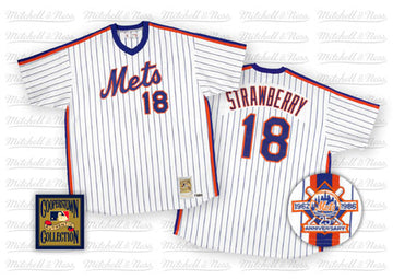 Darryl Strawberry New York Mets white Throwback jersey