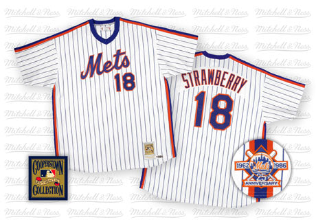 Darryl Strawberry New York Mets white Throwback jersey