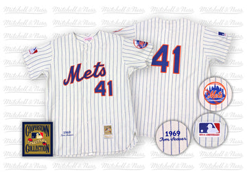 Tom Seaver New York Mets white Throwback jersey