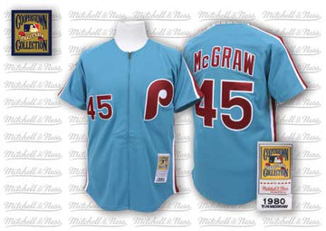 Tug McGraw Philadelphia Phillies blue Throwback jersey