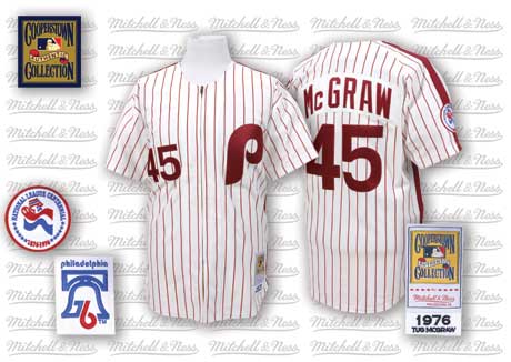 Tug McGraw Philadelphia Phillies white Throwback jersey