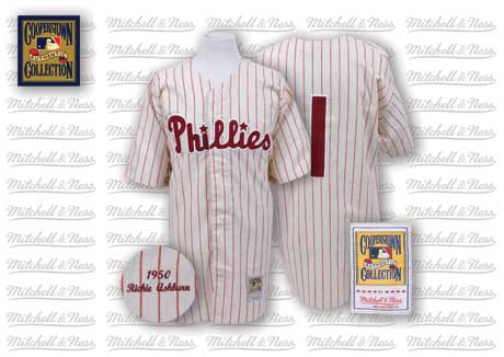 Richie Ashburn Philadelphia Phillies white jersey