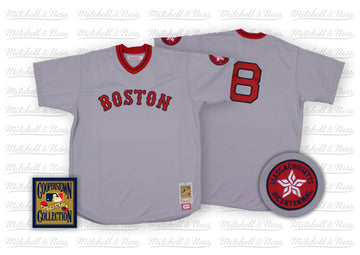 Carl Yastrzemski Boston Red Sox grey Throwback jersey