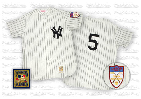 Joe DiMaggio New York Yankees white Throwback jersey
